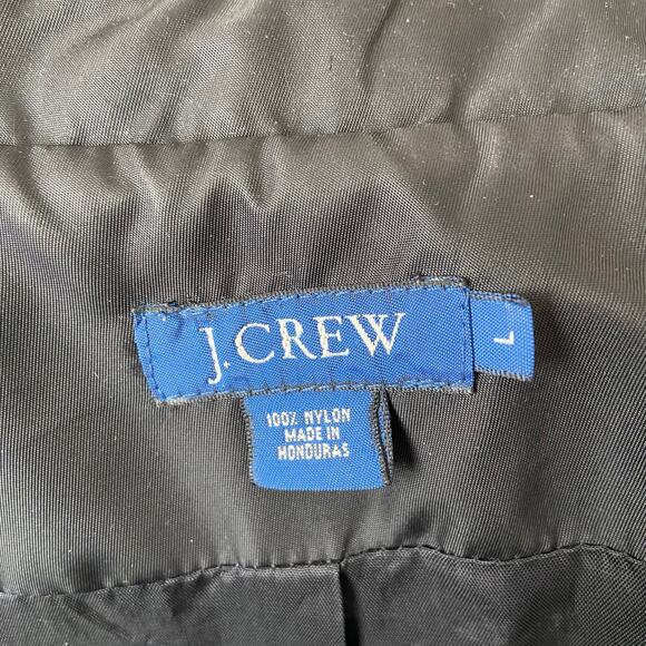 J. Crew Nylon Double-Breasted Pea Coat Size Large - Picture 6 of 6